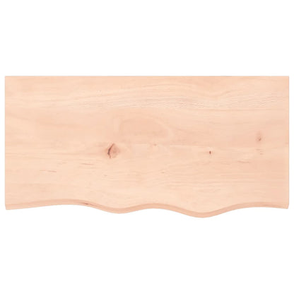 Wall Shelf 80x40x(2-6) cm Untreated Solid Wood Oak