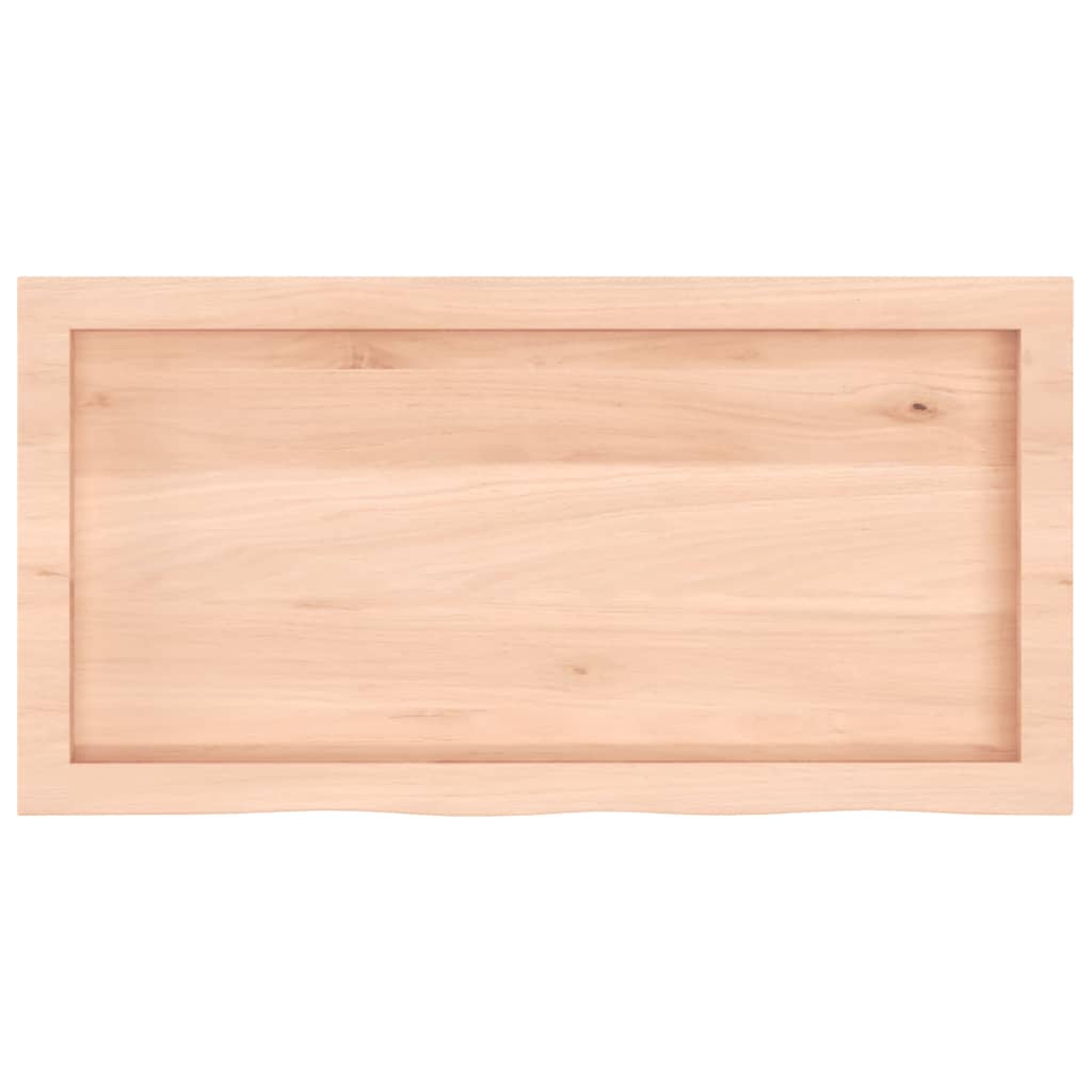 Wall Shelf 80x40x(2-6) cm Untreated Solid Wood Oak