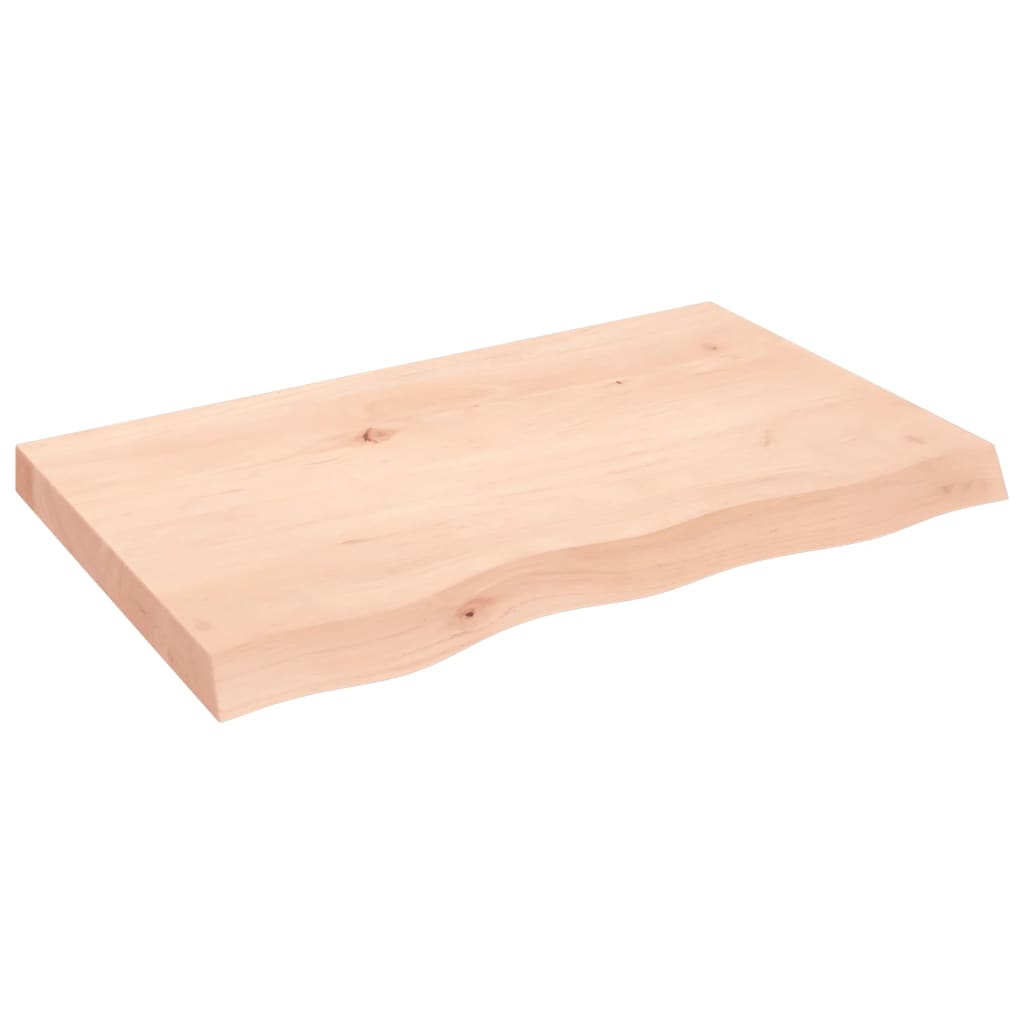 Wall Shelf 80x50x(2-6) cm Untreated Solid Wood Oak