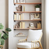 Wall Shelf 100x30x2 cm Untreated Solid Wood Oak