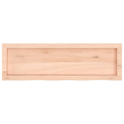 Wall Shelf 100x30x(2-4) cm Untreated Solid Wood Oak