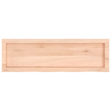 Wall Shelf 100x30x(2-6) cm Untreated Solid Wood Oak