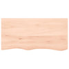 Wall Shelf 100x50x(2-6) cm Untreated Solid Wood Oak