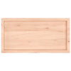 Wall Shelf 100x50x(2-6) cm Untreated Solid Wood Oak