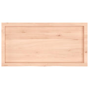 Wall Shelf 100x50x(2-6) cm Untreated Solid Wood Oak