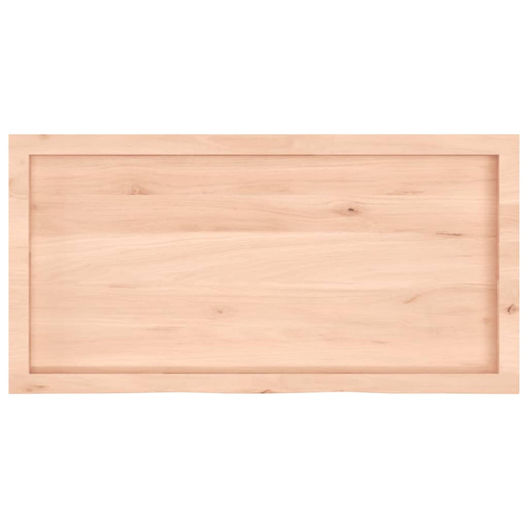 Wall Shelf 100x50x(2-6) cm Untreated Solid Wood Oak