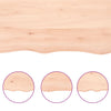 Wall Shelf 100x50x(2-6) cm Untreated Solid Wood Oak