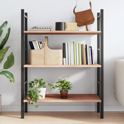 Wall Shelf 100x60x2 cm Untreated Solid Wood Oak