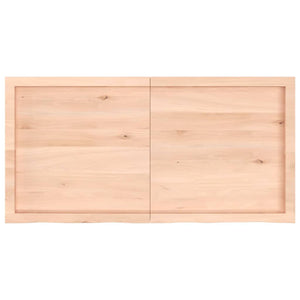 Wall Shelf 120x60x(2-6) cm Untreated Solid Wood Oak