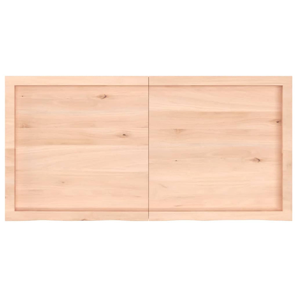 Wall Shelf 120x60x(2-6) cm Untreated Solid Wood Oak