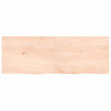 Wall Shelf 140x50x(2-4) cm Untreated Solid Wood Oak