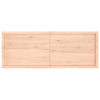 Wall Shelf 160x60x(2-4) cm Untreated Solid Wood Oak