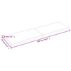 Wall Shelf 180x50x(2-6) cm Untreated Solid Wood Oak
