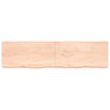 Wall Shelf 200x50x(2-6) cm Untreated Solid Wood Oak