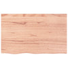 Wall Shelf Light Brown 80x50x2 cm Treated Solid Wood Oak