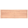 Wall Shelf Light Brown 160x50x(2-4) cm Treated Solid Wood Oak