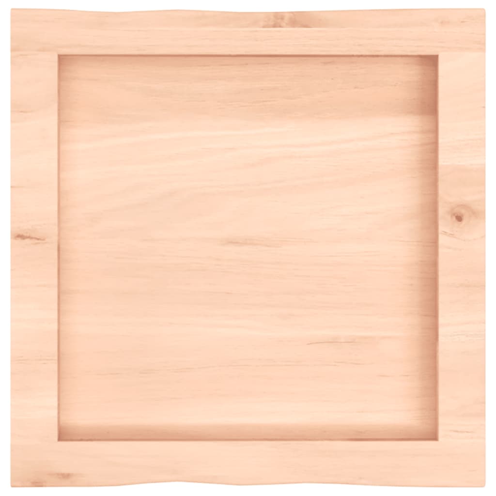 Table Top 40x40x(2-4) cm Untreated Solid Wood Live Edge