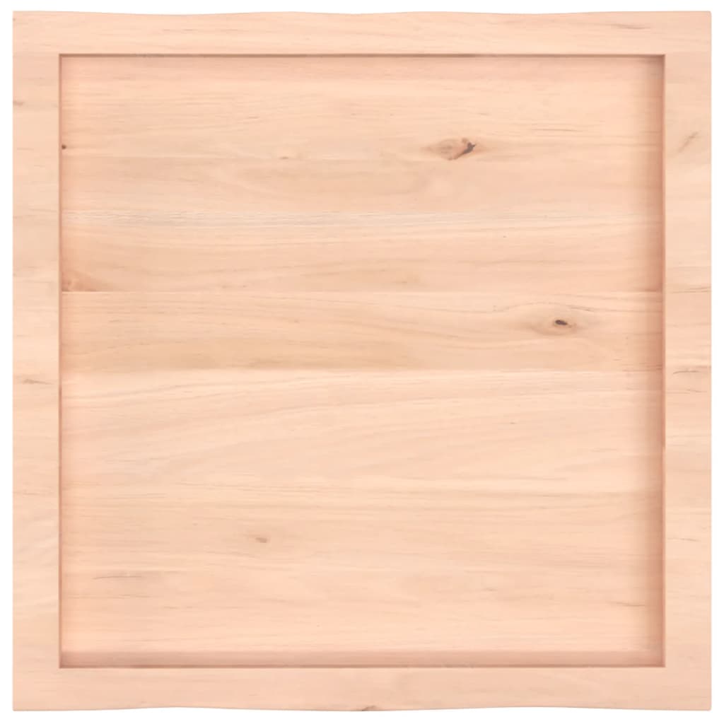 Table Top 60x60x(2-6) cm Untreated Solid Wood Live Edge