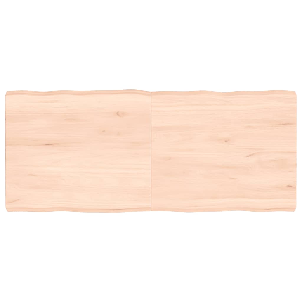Table Top 140x60x(2-6) cm Untreated Solid Wood Live Edge