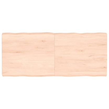 Table Top 140x60x(2-6) cm Untreated Solid Wood Live Edge