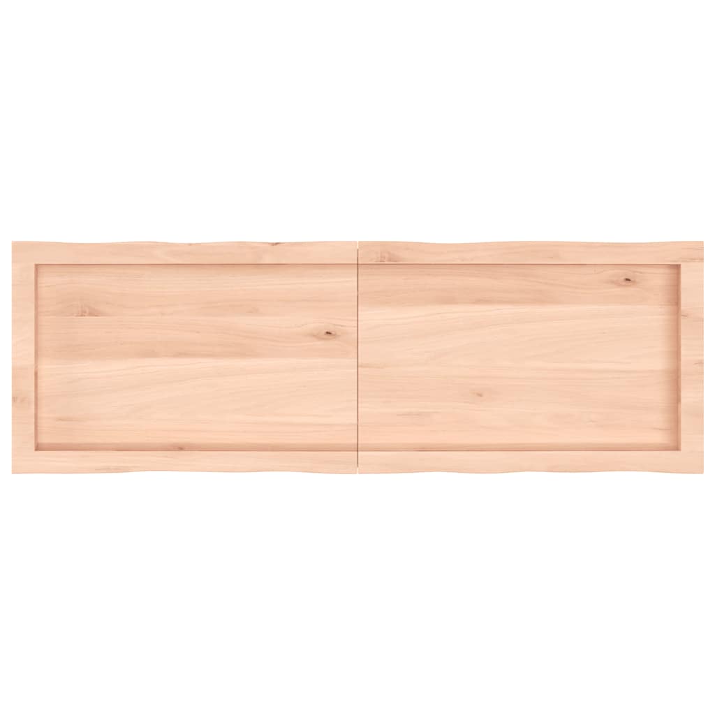 Table Top 140x60x(2-6) cm Untreated Solid Wood Live Edge