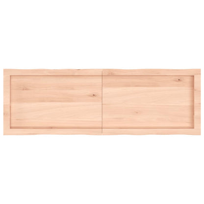 Table Top 140x60x(2-6) cm Untreated Solid Wood Live Edge