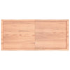 Table Top Light Brown 140x60x(2-4)cm Treated Solid Wood Live Edge