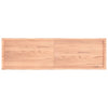 Table Top Light Brown 180x50x(2-4)cm Treated Solid Wood Live Edge