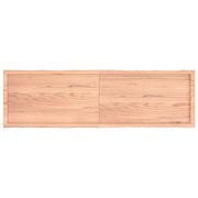 Table Top Light Brown 180x50x(2-4)cm Treated Solid Wood Live Edge
