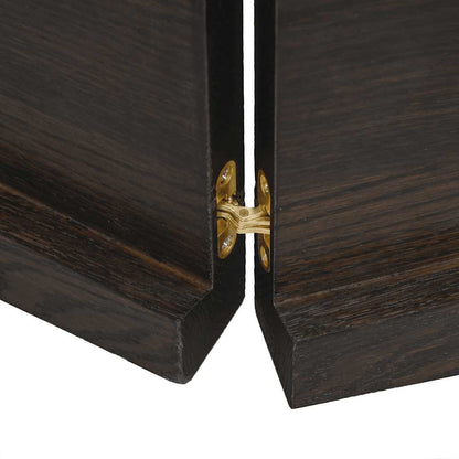 Table Top Dark Brown 200x40x(2-4) cm Treated Solid Wood Live Edge