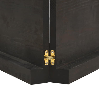 Table Top Dark Brown 200x60x(2-6) cm Treated Solid Wood Live Edge