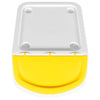 Stackable Waste Bins with Lids 3 pcs White PP 78 L