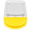Stackable Waste Bins with Lids 3 pcs White PP 120 L