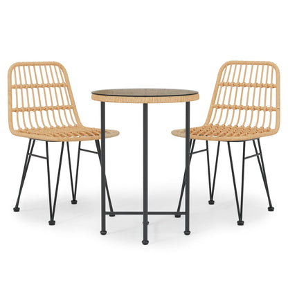 Garden Dining Set | Black | Steel | Garden Dining Set | Round | Modern
