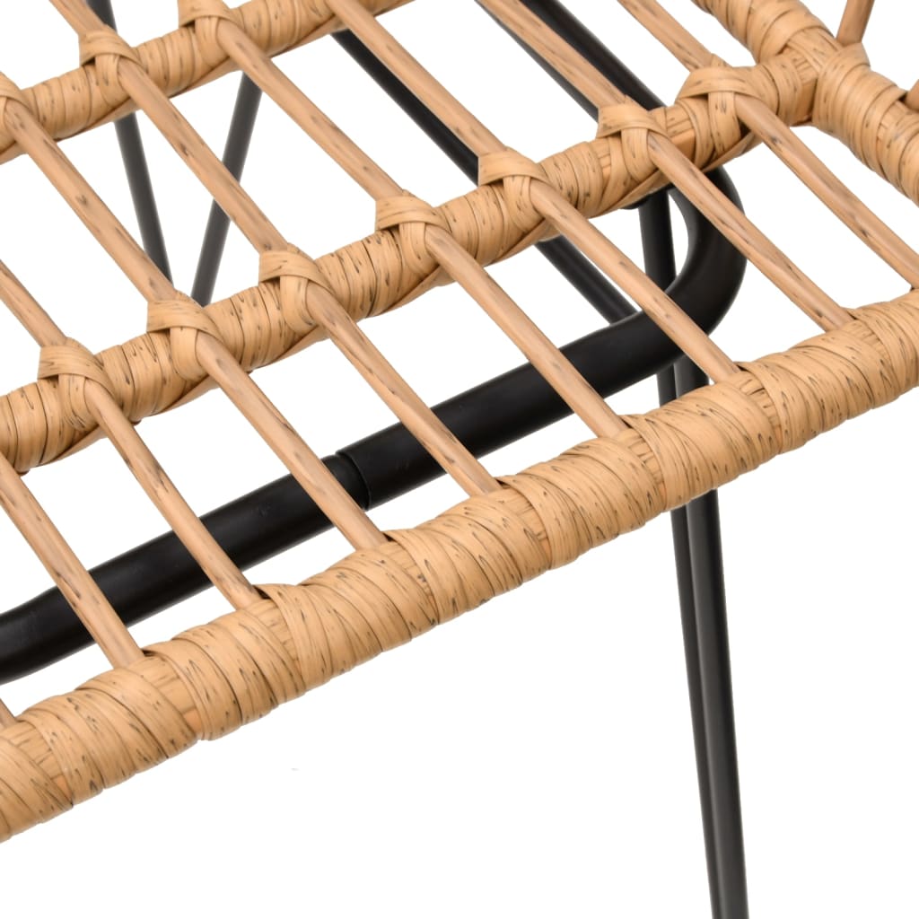 Garden Dining Set | Black | Poly Rattan | Medium | Ergonomic