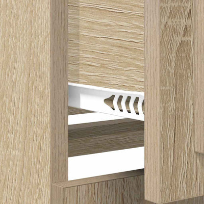 Sideboards 3 pcs Sonoma Oak Engineered Wood