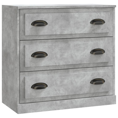 Sideboard | Set of 2 | Concrete grey | Engineered wood | Medium