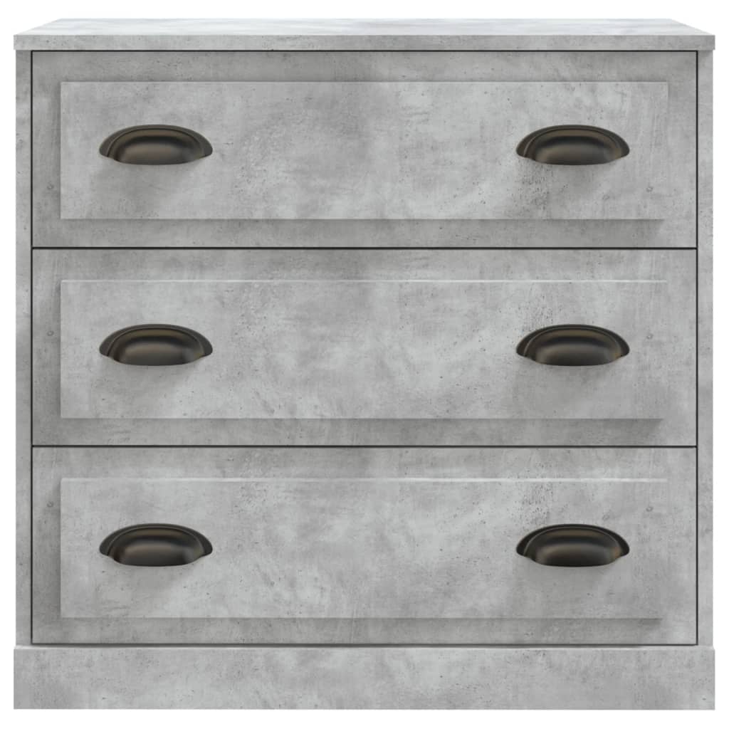 Sideboard | Set of 2 | Concrete grey | Engineered wood | Medium