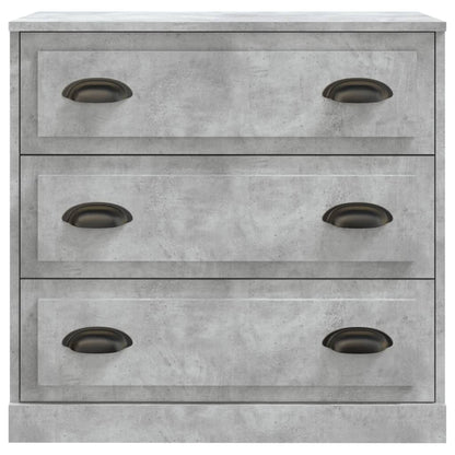 Sideboard | Set of 2 | Concrete grey | Engineered wood | Medium