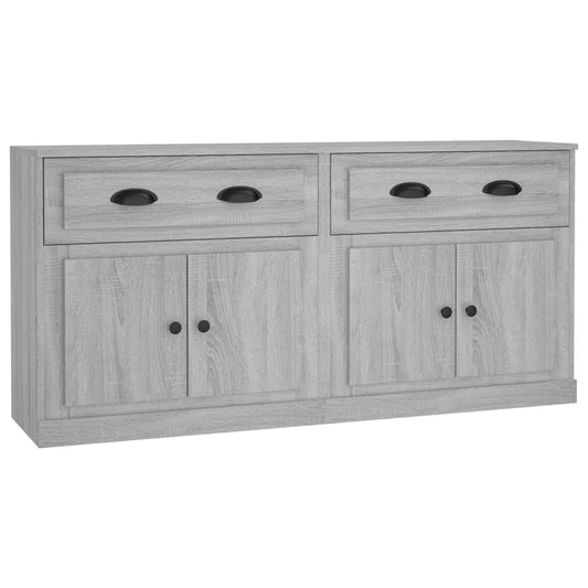 Sideboards 2 pcs Grey Sonoma Engineered Wood
