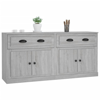 Sideboards 2 pcs Grey Sonoma Engineered Wood