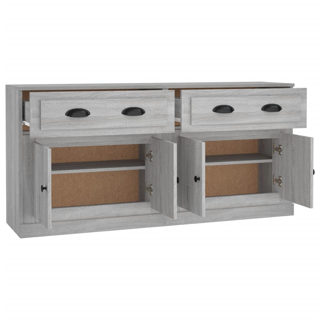 Sideboards 2 pcs Grey Sonoma Engineered Wood