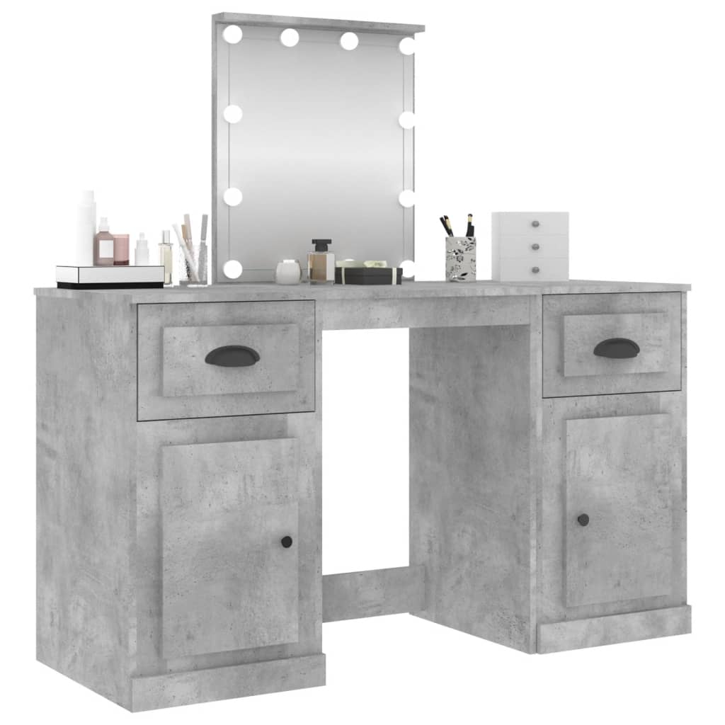 Dressing Table | Concrete Grey | Engineered wood, acrylic | Large