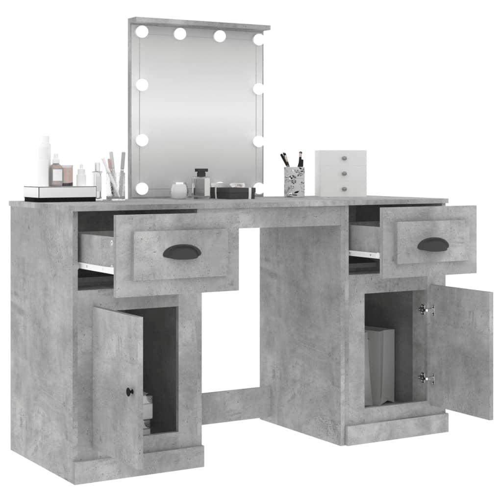Dressing Table | Concrete Grey | Engineered wood, acrylic | Large
