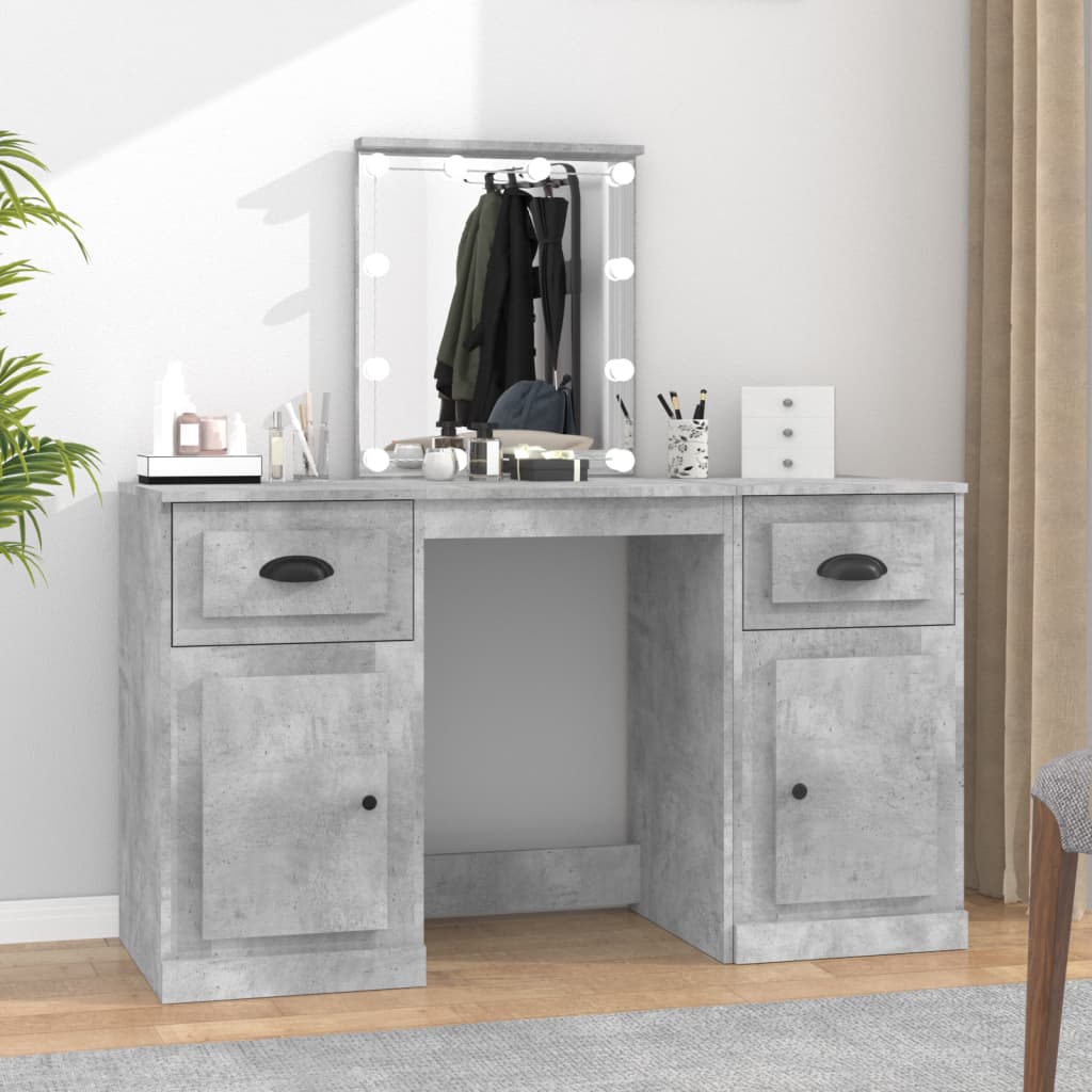 Dressing Table | Concrete Grey | Engineered wood, acrylic | Large