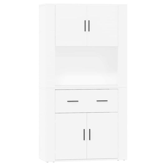 Highboard | White | Engineered wood | Standard | Highboard | Rectangular