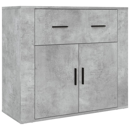 Highboard Concrete Grey Engineered Wood