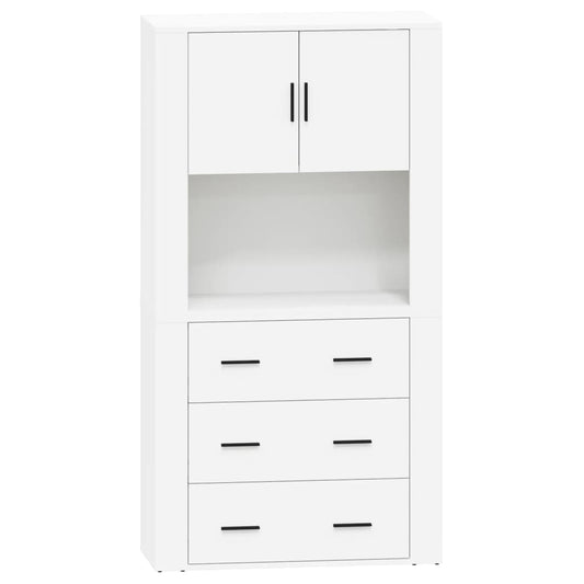 Highboard | White | Engineered wood | Highboard | Rectangular