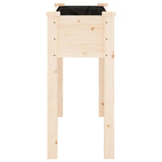 Planter with Liner 71x37x76 cm Solid Wood Fir