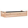 Garden Raised Bed with Liner 47.2"x17.7"x9.8" Solid Wood Fir